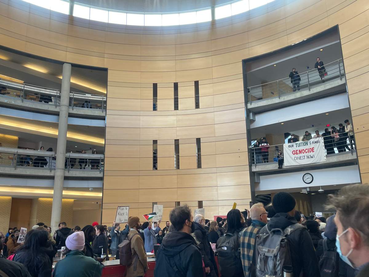 York University protest
