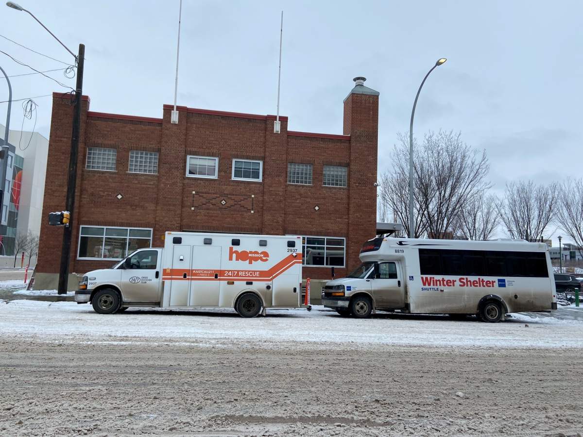 Edmonton navigation centre downtown.