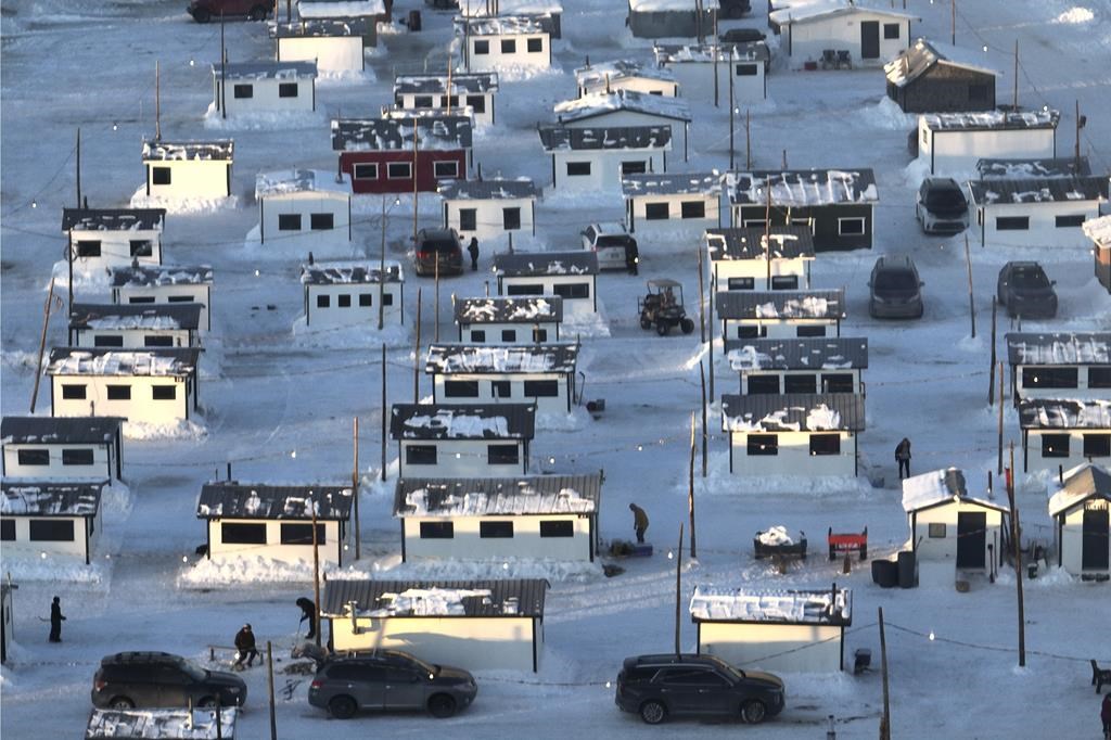 Mild winter weather forces city in Quebec to cancel ice-fishing villages for first time