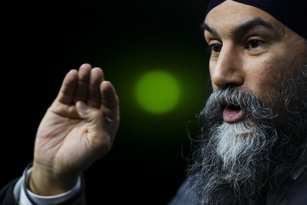 Федералният лидер на NDP Jagmeet Singh не отговори в понеделник
