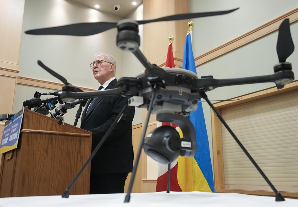 Canada to send Ukraine more than 800 drones built in Ontario: Blair