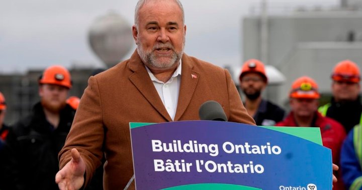 Енергийният министър на Онтарио представи в четвъртък закон за отмяна