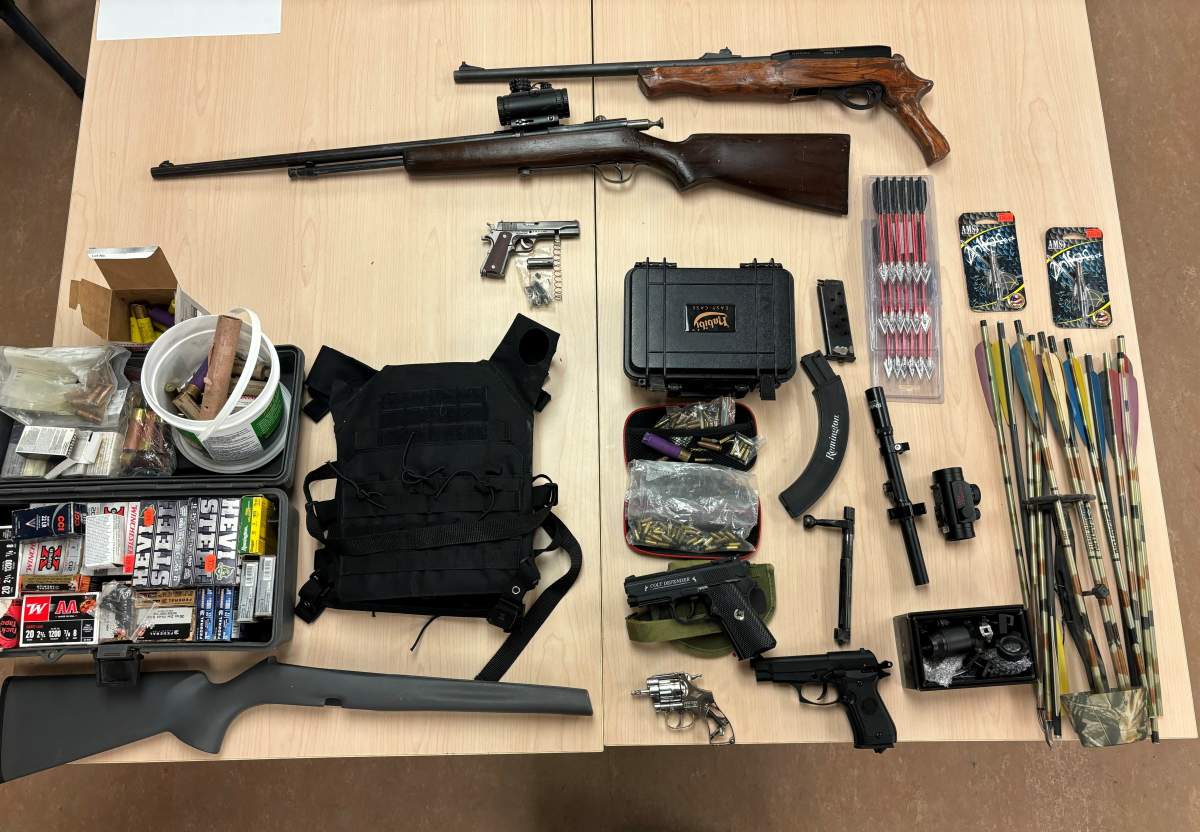 A Kingston man has been charged following a raid at a home Wednesday. 