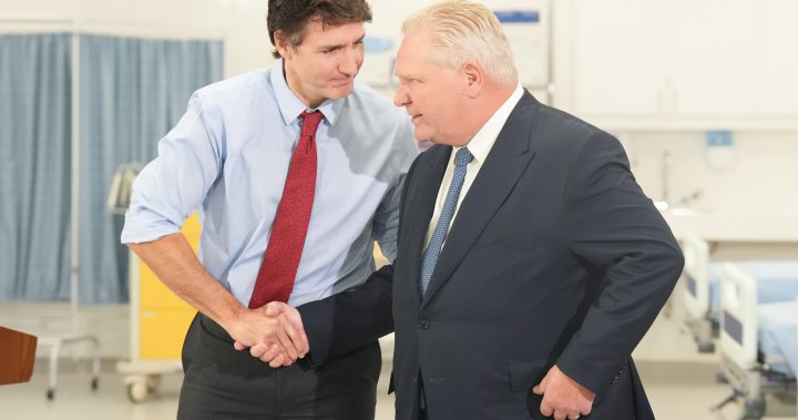 Премиерът на Онтарио Дъг Форд стреля рядко срещу премиера Джъстин
