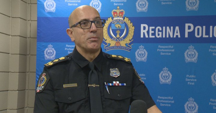 Полицейската служба на Regina RPS съобщава за спад в нивото
