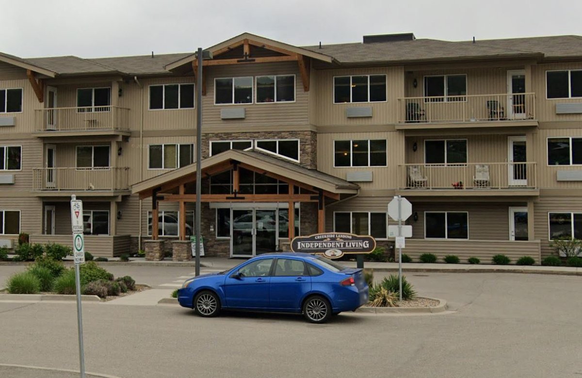 A photo of Creekside Landing, a long-term care facility in Vernon, B.C.