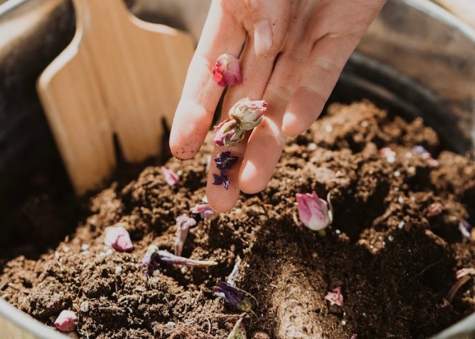 AWAKE uses a patented method of mixing soil with ashes to help cremated remains return to the earth.