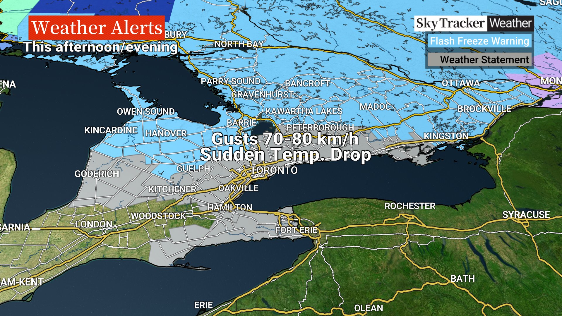 Торонто е под специално изявление за времето от Environment Canada