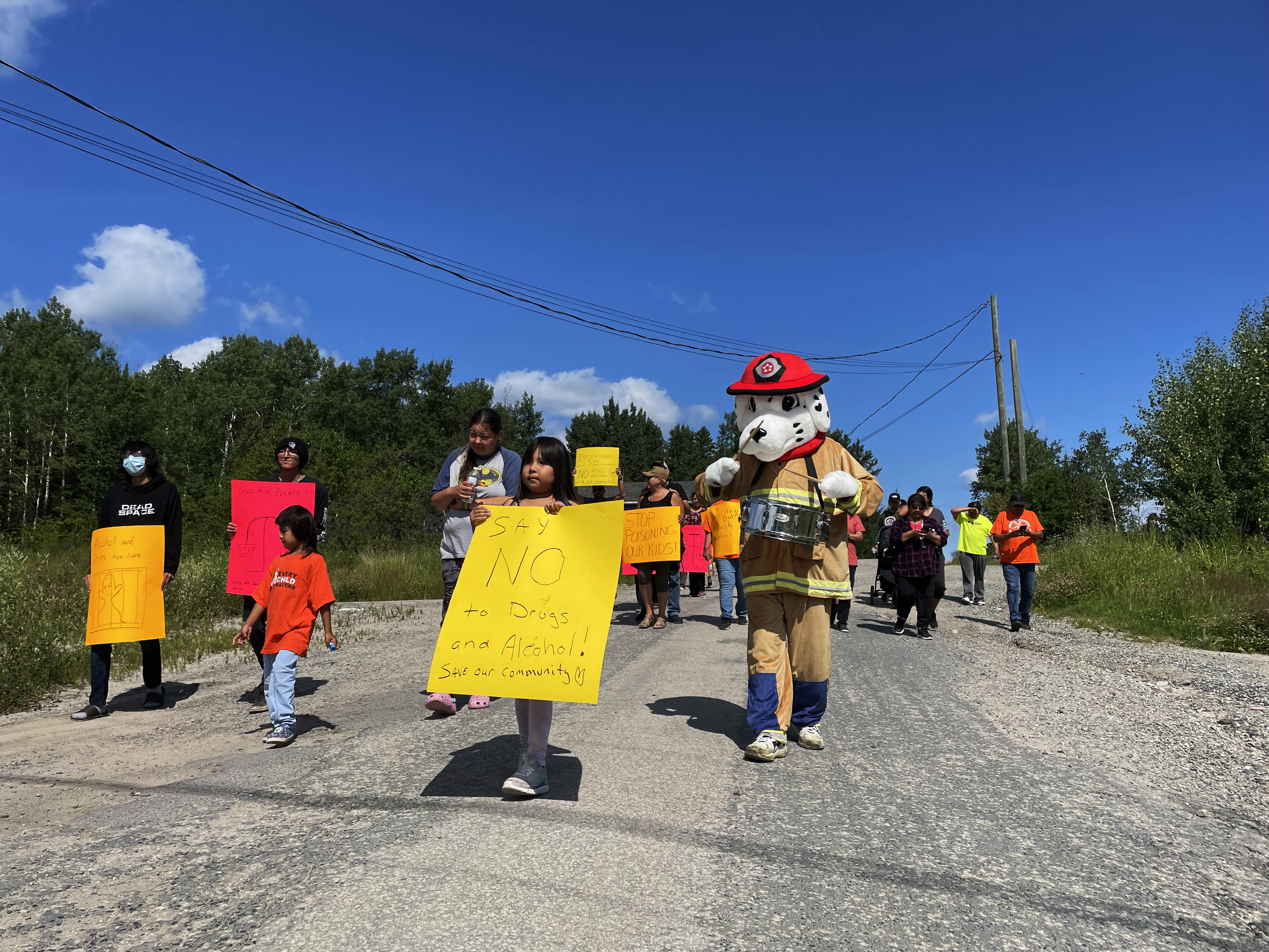 Grassy Narrows protest