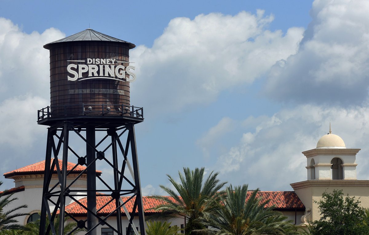 The Disney Springs sign.