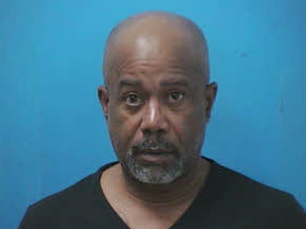 Darius Rucker is seen in a mugshot.