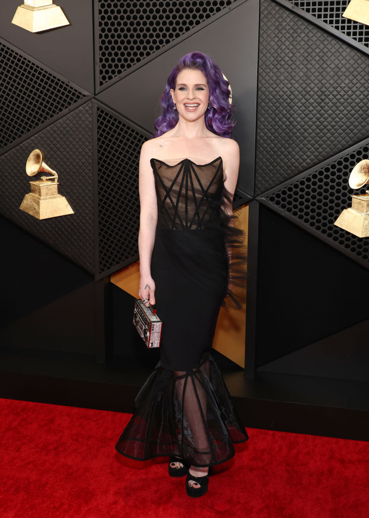 Kelly Osbourne attends the 66th GRAMMY Awards at Crypto.com Arena on February 04, 2024 in Los Angeles, California.