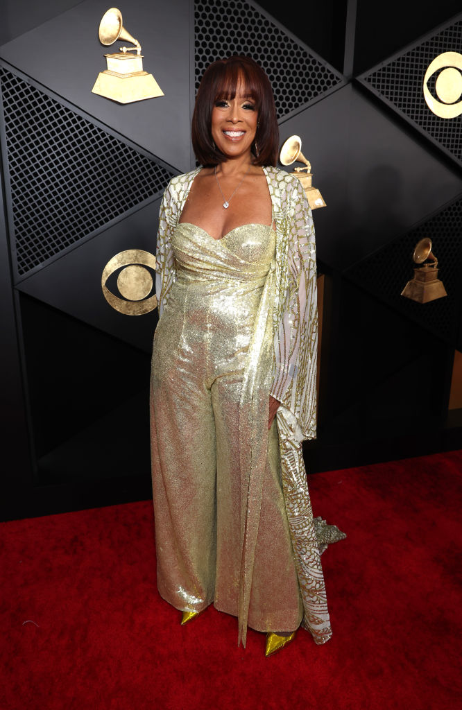 Gayle King attends the 66th GRAMMY Awards at Crypto.com Arena on February 04, 2024 in Los Angeles, California.
