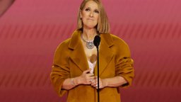 Celine Dion speaks onstage during the 66th Grammy Awards at Crypto.com Arena on February 04, 2024 in Los Angeles, California.