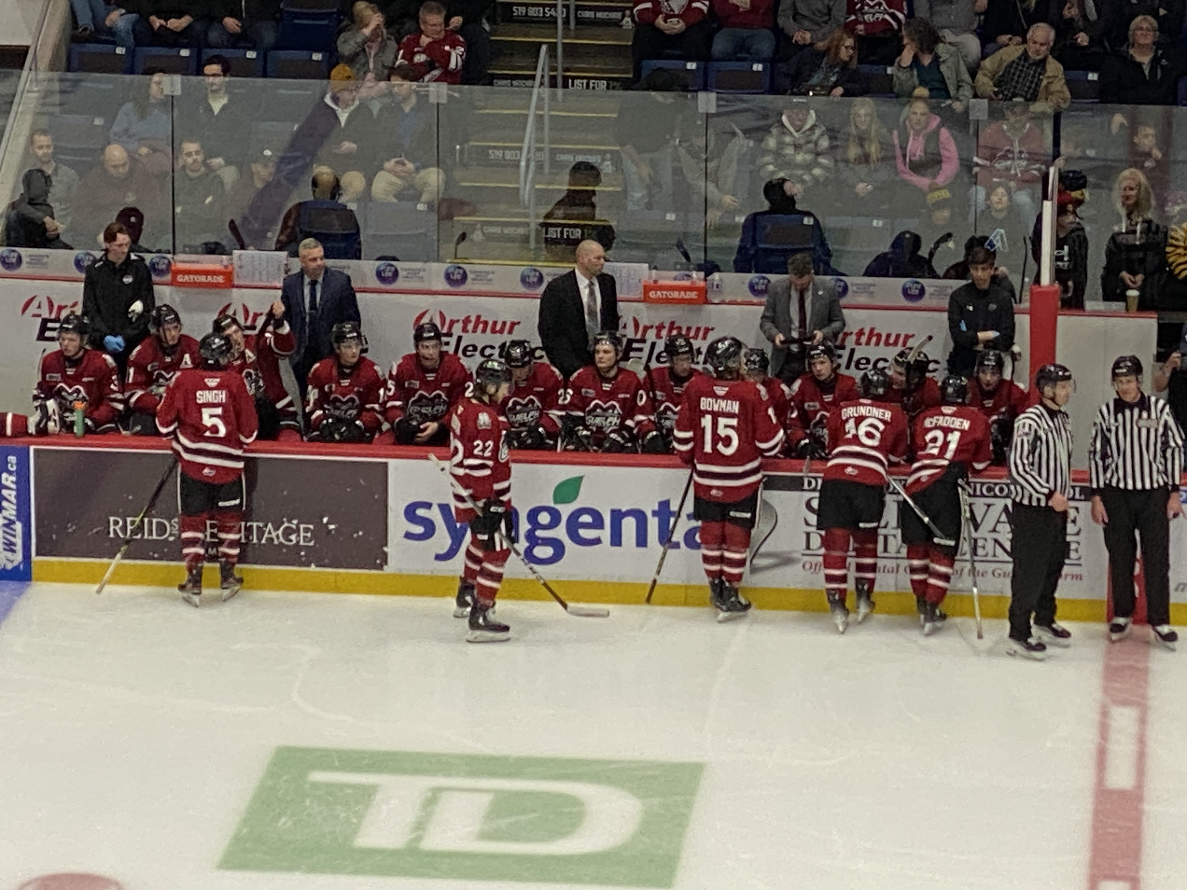 Борещите се Guelph Storm бяха тези които се озоваха в