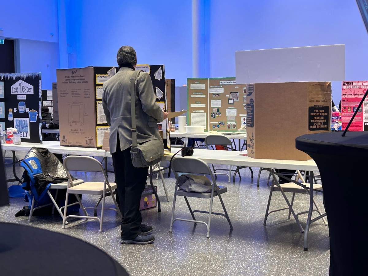 The annual Frontier School Division Science Fair took place at the Manitoba Museum in Winnipeg, on Feb. 22, 2024.