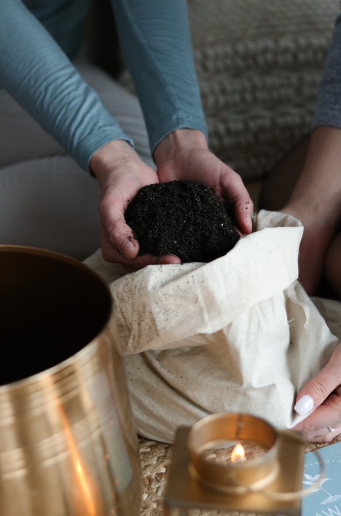 AWAKE uses a patented process to mix cremated remains with ashes to make it capable of supporting plant life.