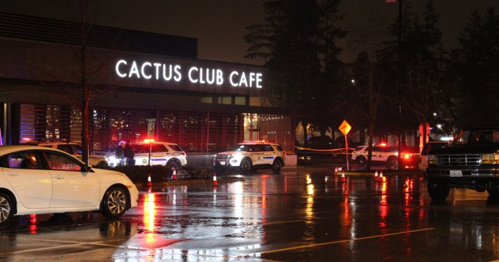 2 ранени при стрелба на паркинг пред Coquitlam Cactus Club