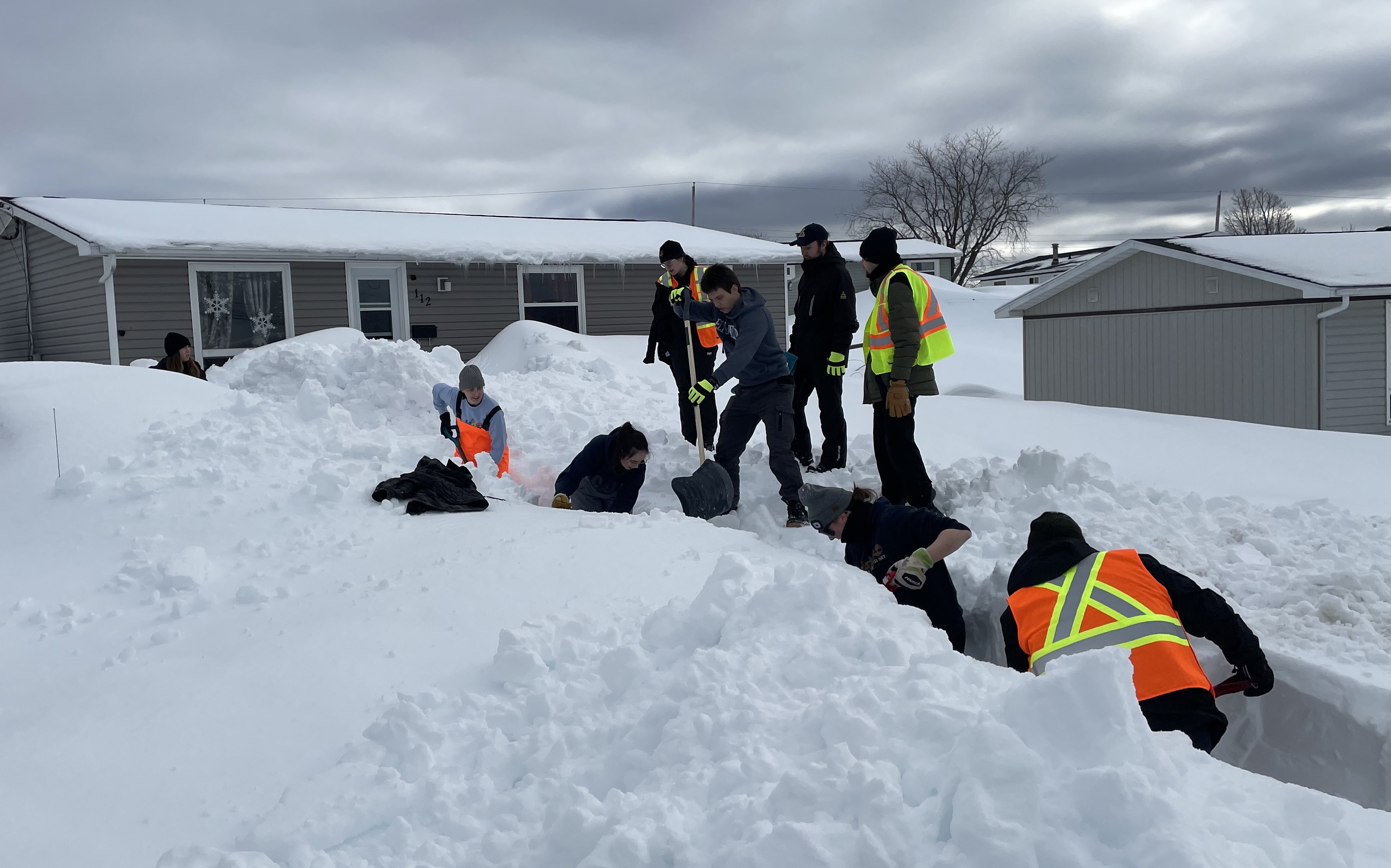 Coast guard cadets called in to help as Cape Breton digs out from record snowfall