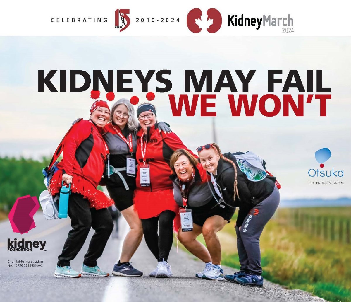 2024 Kidney March; supported by Global Calgary & QR Calgary - image