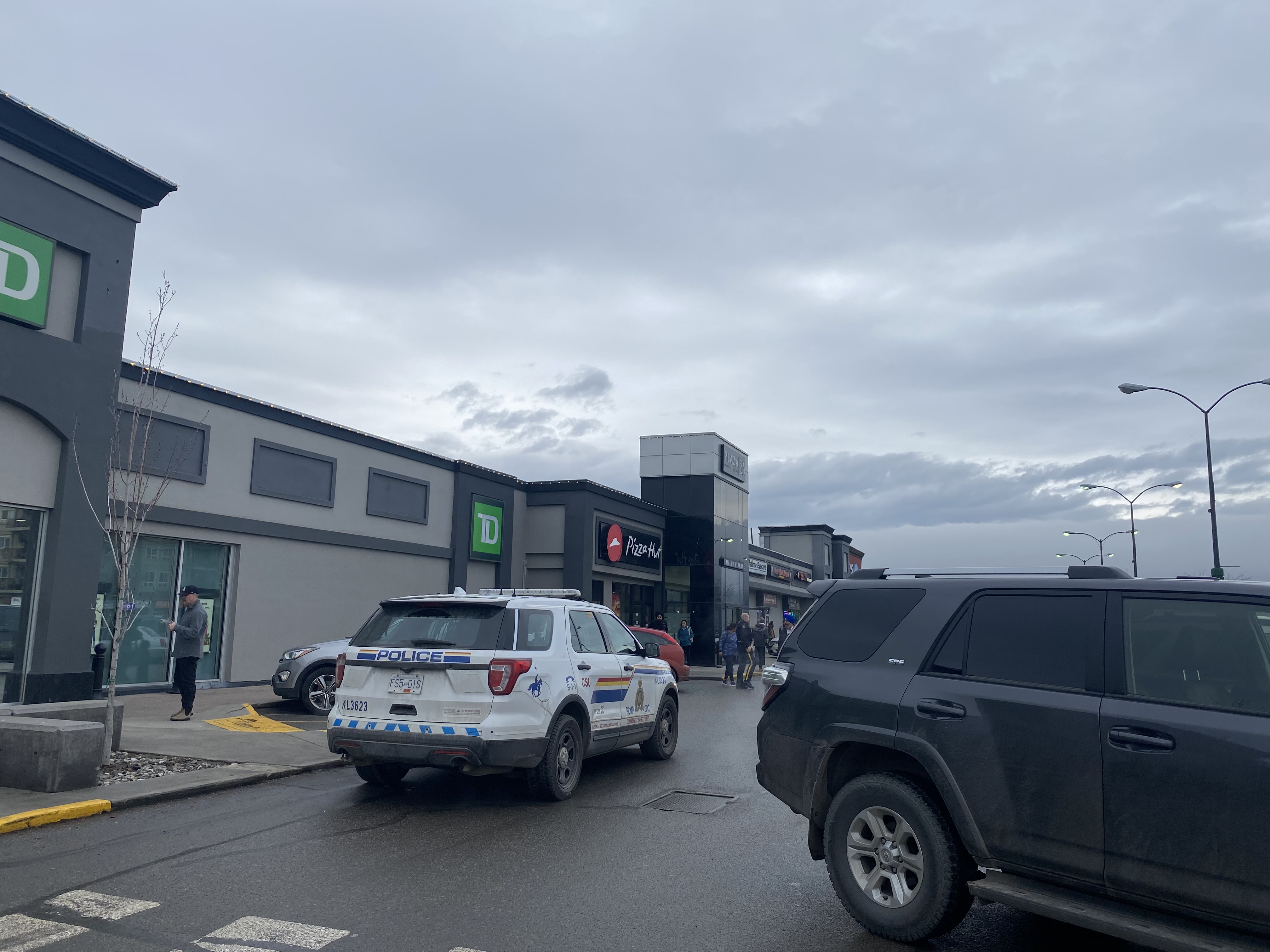 Молът на улицата в Келоуна беше мястото на засилено полицейско