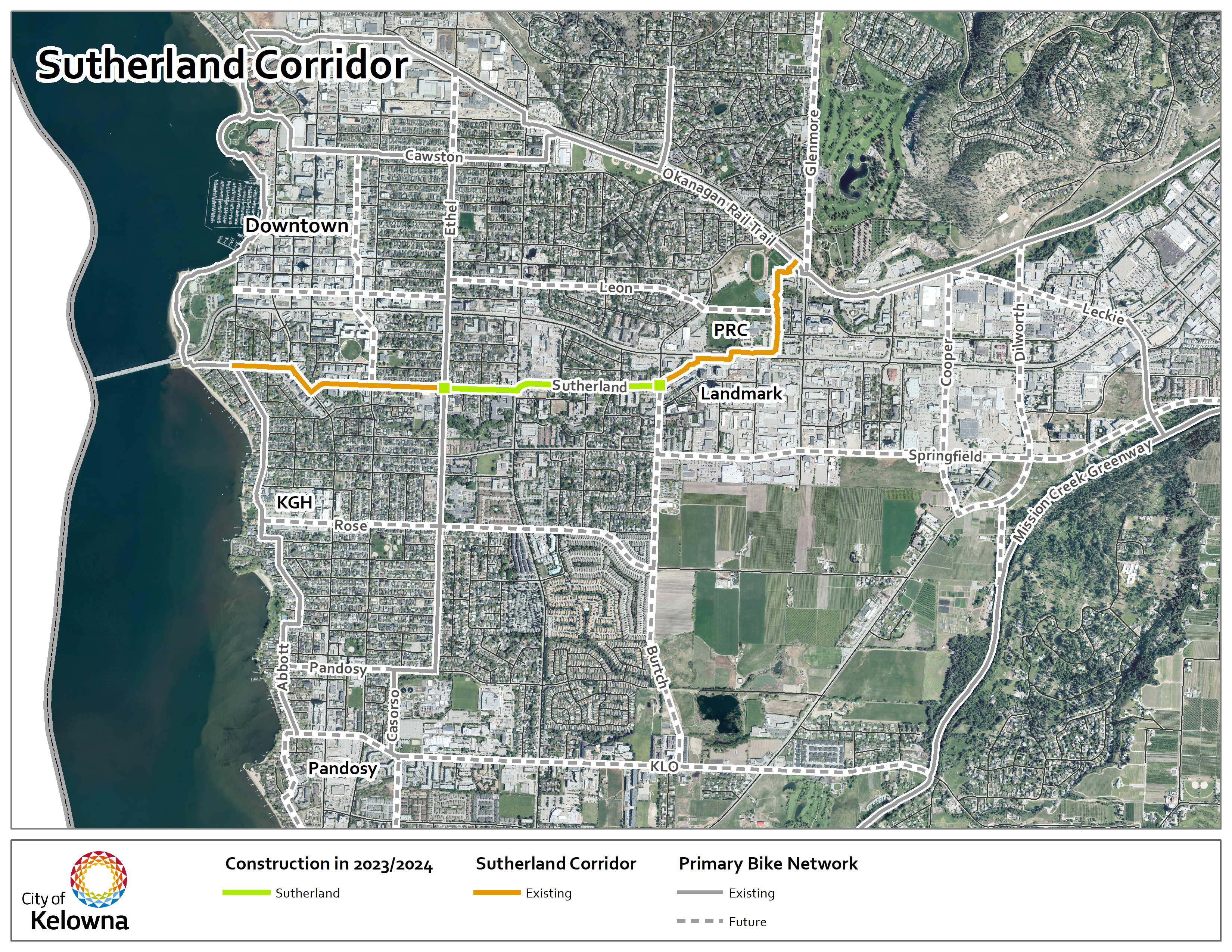 Sutherland Avenue in Kelowna to undergo lengthy closure