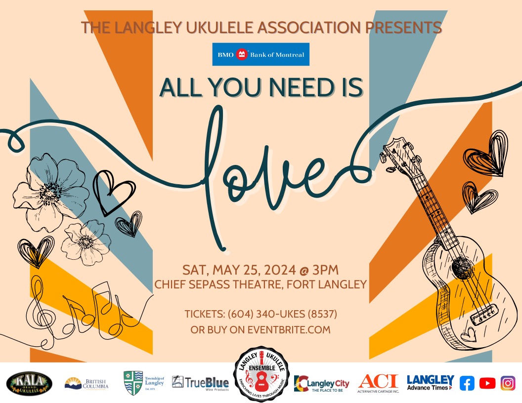 The Langley Ukulele Association’s “All You Need is Love” concert