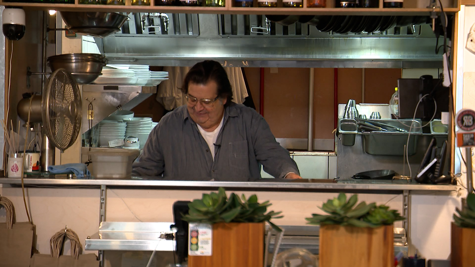 Marcus Stiller, owner of the Fish Café restaurant in Vancouver, was targeted over an Israeli flag in his window.