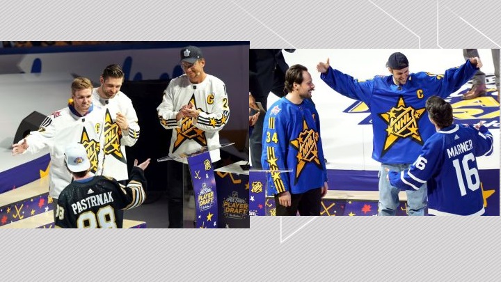 Остън Матюс запази семейството заедно на драфта на всички звезди