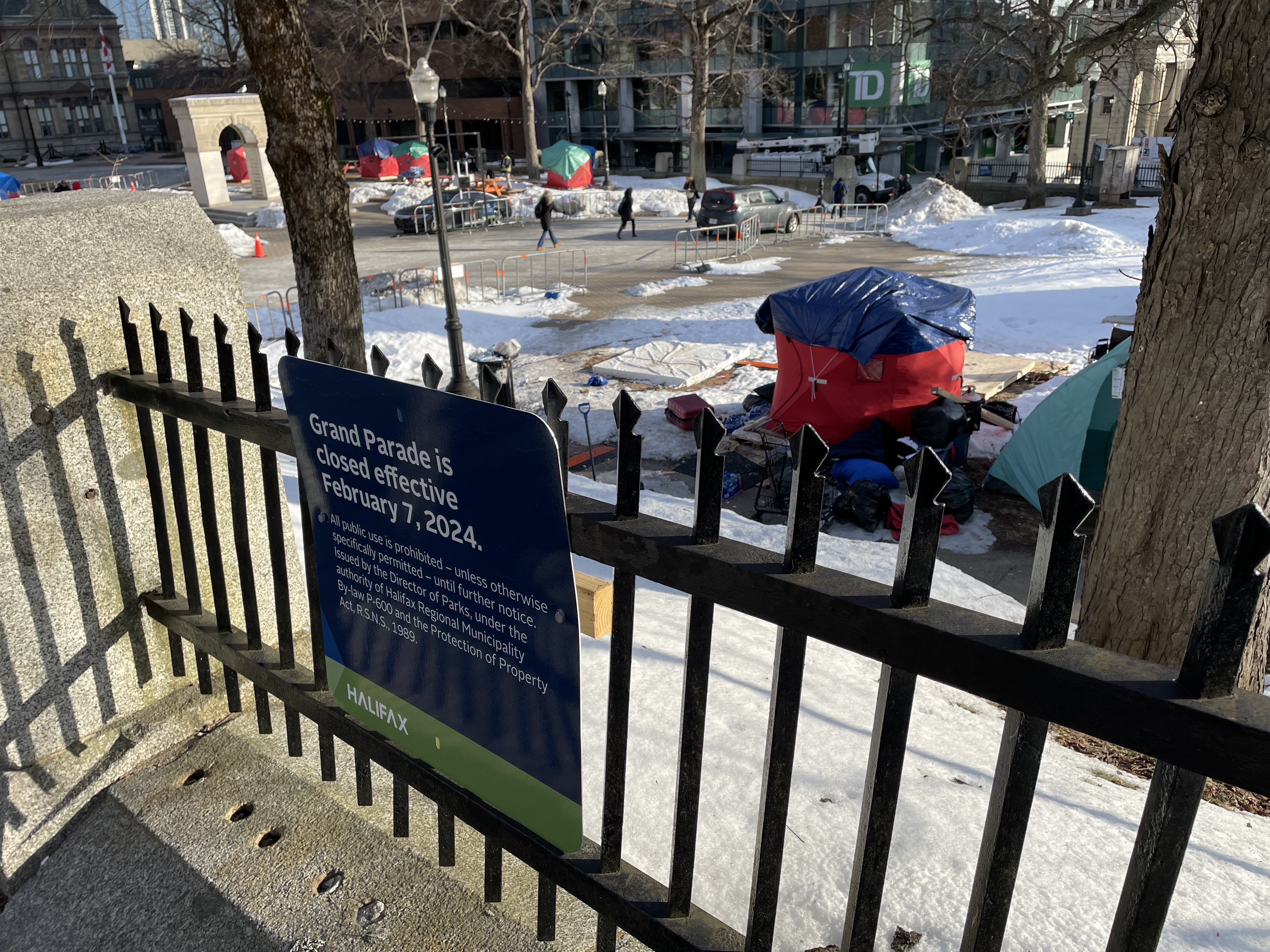 Halifax encampment evictions: Some tents remain morning of deadline