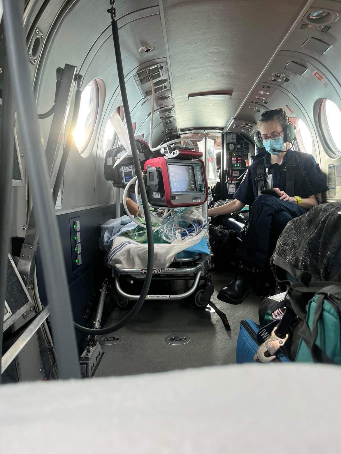 This past fall, Ava was flown to the IWK Health Centre in Halifax when she had pneumonia.