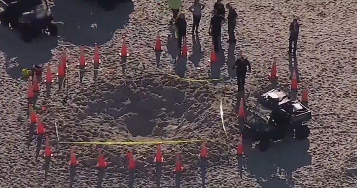 7-годишно момиче загина, след като дупка, която изкопа на плажа във Флорида, се срути