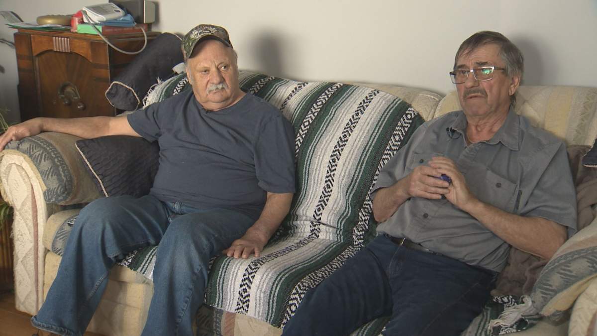 Alex Senyk, left, and Bob Bernat are survivors of the Carberry bus crash. Both are voicing concerns over a fundraiser that was launched a week after the crash, and say they wish they had been consulted.