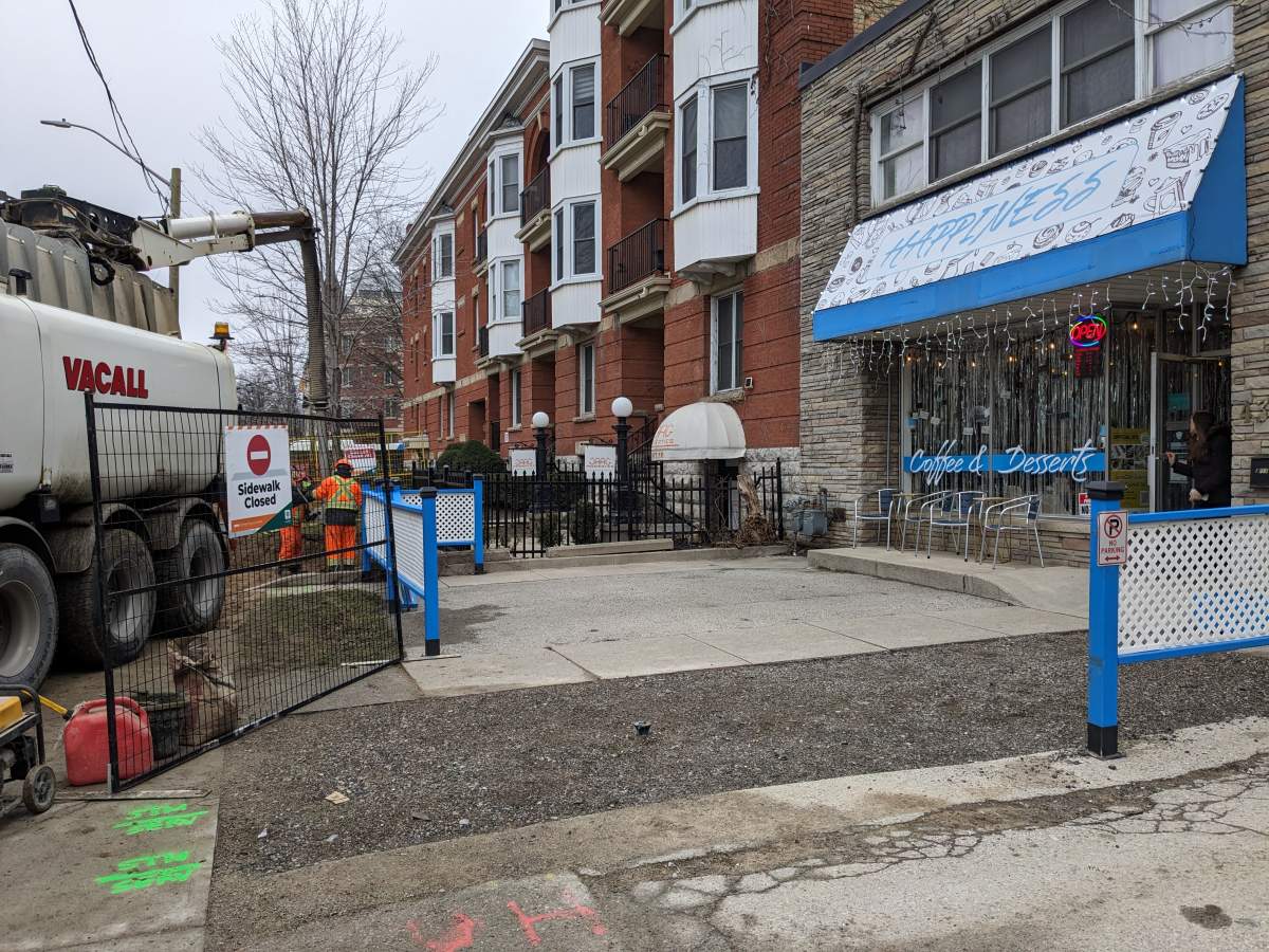 Happiness Cafe on Wellington Street in London, Ont., as seen on Jan. 31, 2024.