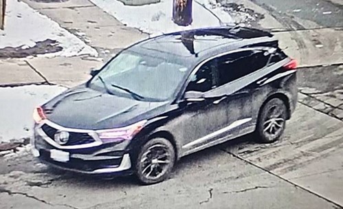 Suspect vehicle identified by Toronto police.