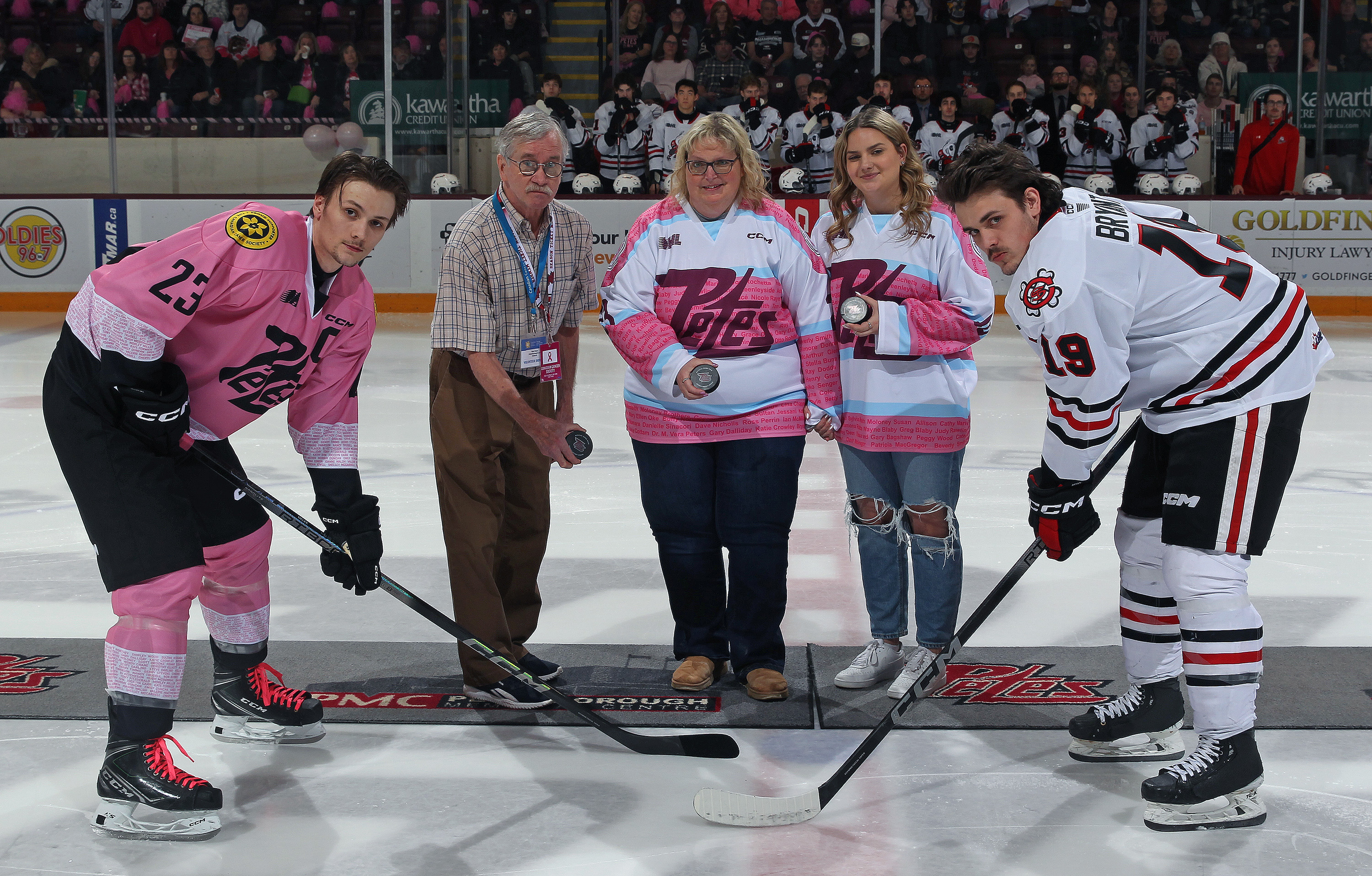 Peterborough Petes’ Pink in the Rink tops $1M for Canadian Cancer Society