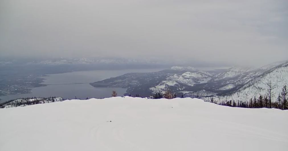 Нивата на снежната покривка в южната вътрешност на Британска Колумбия