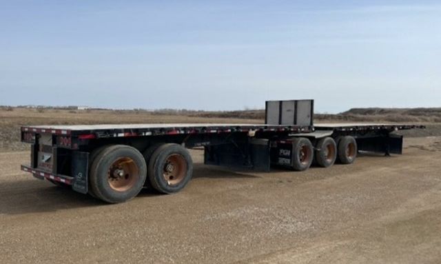 A trailer stolen in the Edmonton area and then resold online.