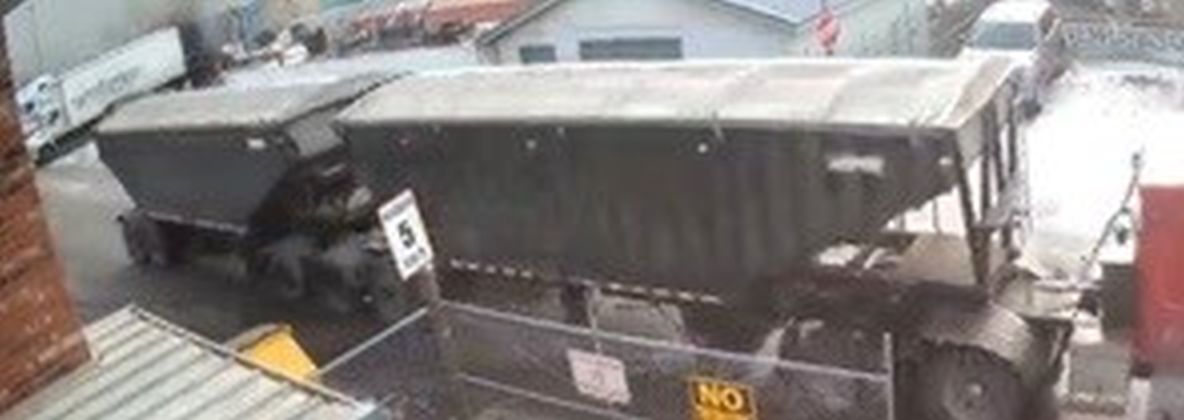 A trailer stolen in the Edmonton area and then resold online.