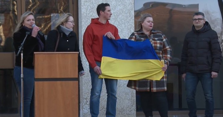 Украинците от Летбридж размишляват върху 2-годишнината от руската инвазия