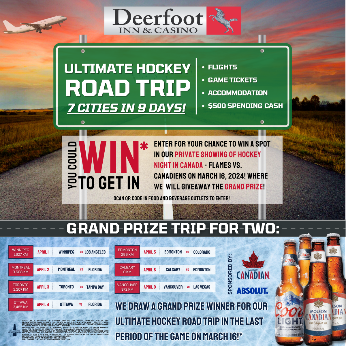 Deerfoot Inn Presents: The Ultimate Hockey Road Trip – QR Calgary - image