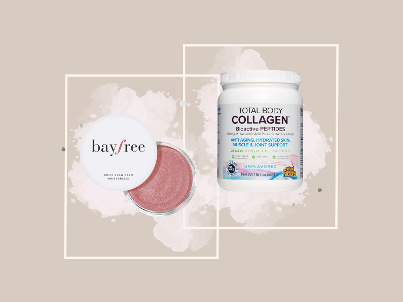 miracle balm and collagen powder