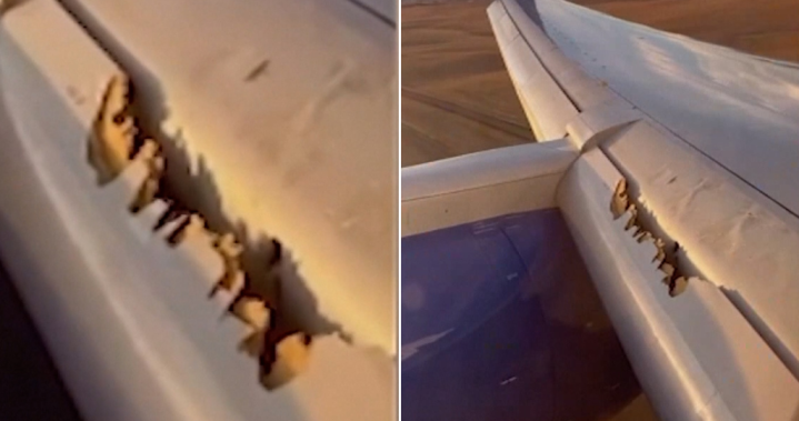 Пътник засне видео на разпадащо се крило на самолет, докато полетът на United беше принуден да кацне