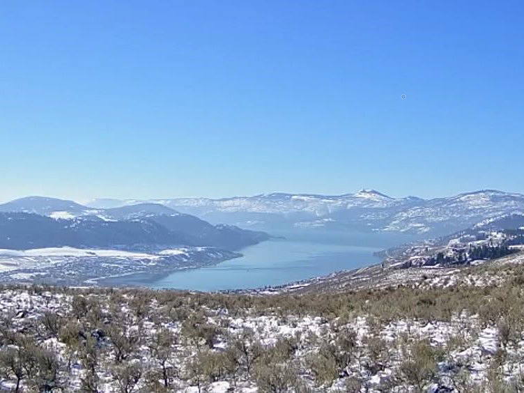 A view of Okanagan Lake from the Vernon area.
