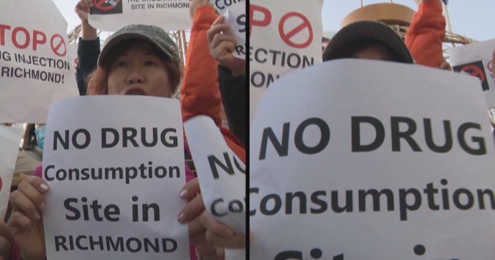 Скандиране „Без наркотици!“ избухва на хаотична среща на предложено място за консумация в Ричмънд