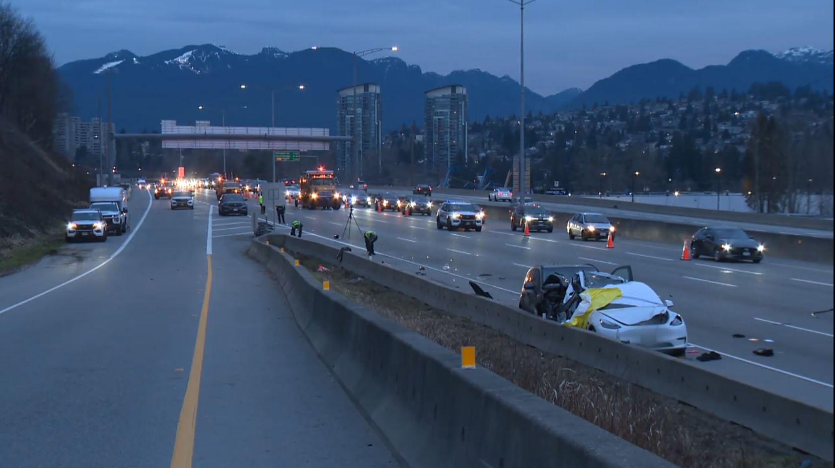 Highway Crash In Burnaby Kills 1, Sends Several To Hospital - BC ...