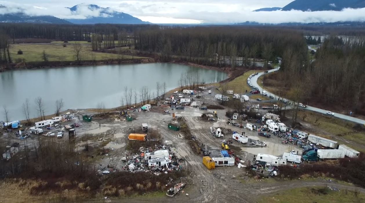 Chilliwack RV encampment cleared to make way for flood protection