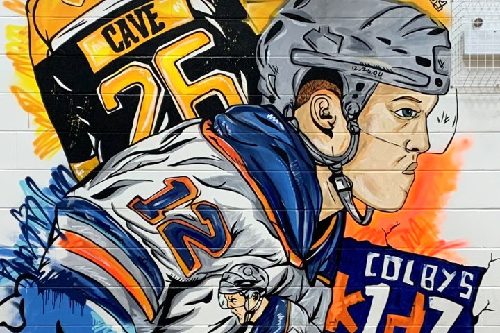 Late Edmonton Oilers player Colby Cave honoured with mural