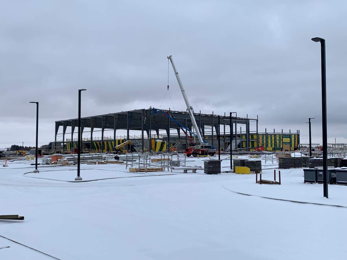 A new community arena, currently under construction in Spruce Grove, will be named in honour of fallen Edmonton Police Service officer, Const. Brett Ryan.