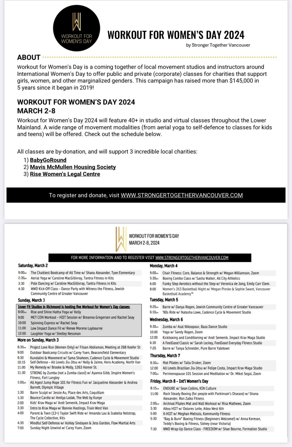 6th Annual Workout for Women’s Day - image